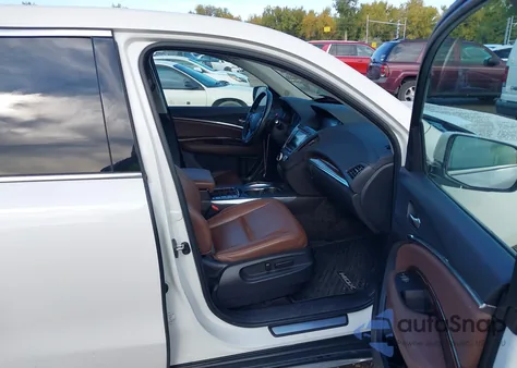 2017 Acura Mdx Technology Package z USA, uszkodzony, nr VIN 5FRYD4H5XHB008360